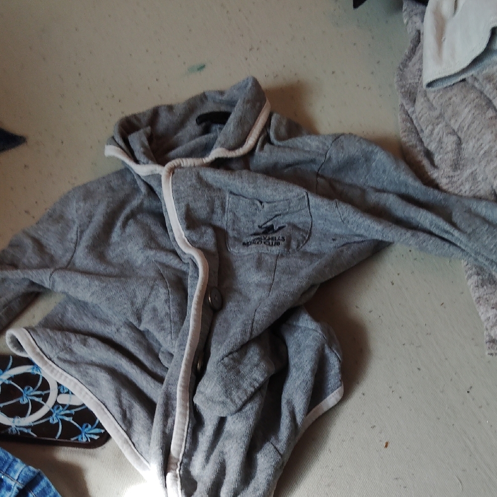 Beverly Hills Polo Club Gray Kids Blazer